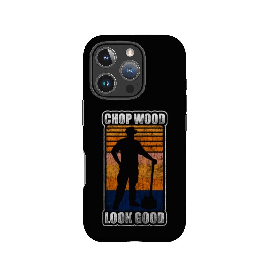 Lumberjack Chainsaw IPhone Cases