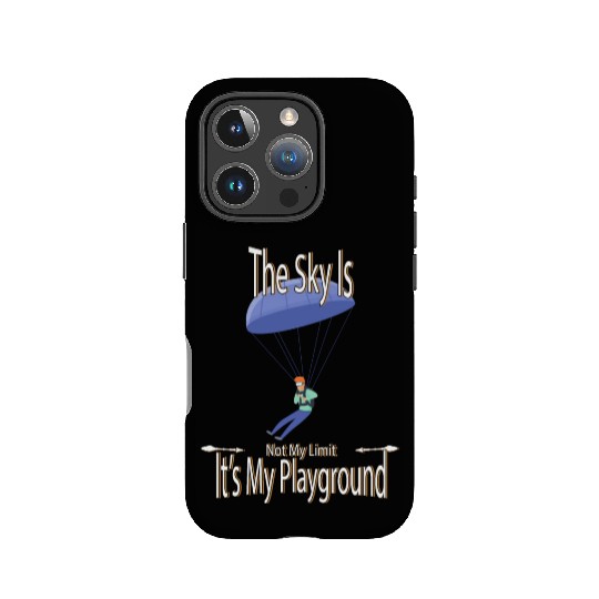 The Sky Is My Playground Skydive Funny Cute IPhone Cases