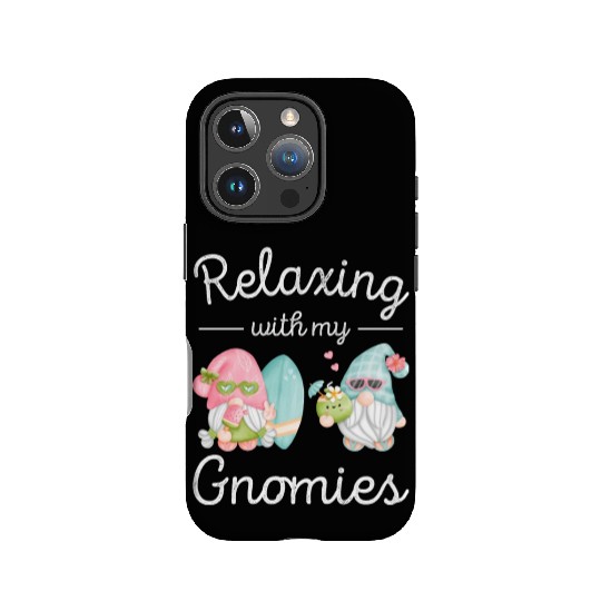 Relaxing Gnomes Surfing Vacation Gnome Lover IPhone Cases