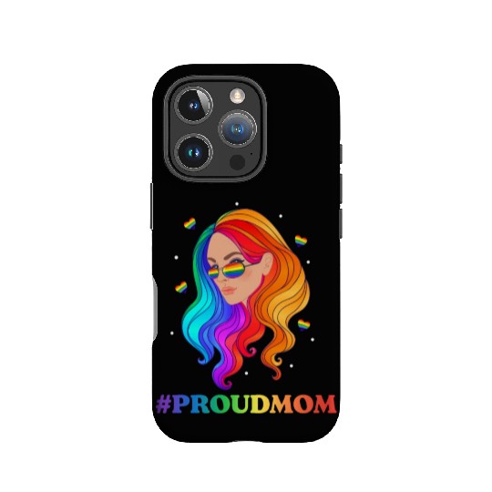 LGBTQIA+ #Proudmom Mother's Day IPhone Cases