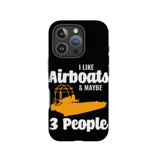 Airboat Fanboat Airboating Planeboat Swamp boat IPhone Cases