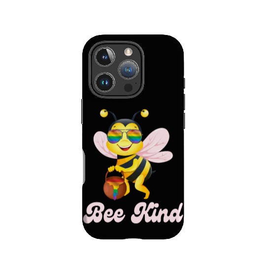 Bee LGBTQ Pride Rainbow Flag Kindness IPhone Cases