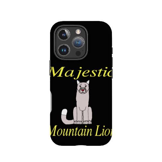Majestic Mountain Lion DK IPhone Cases
