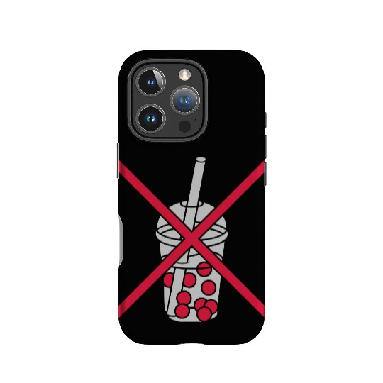 Zone bubble tea forbidden IPhone Cases