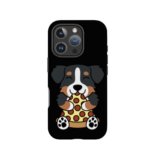 Bernese Mountain Dog Pizza Lover IPhone Cases