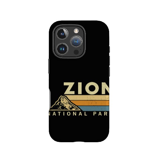 Retro Zion National Park US Vintage Utah Adventure IPhone Cases