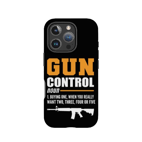 Gun Control Definition Sheriff Gift IPhone Cases