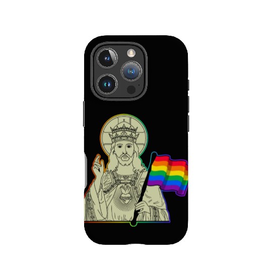 Jesus LGBTQ Flag Lesbian Gay Pride IPhone Cases