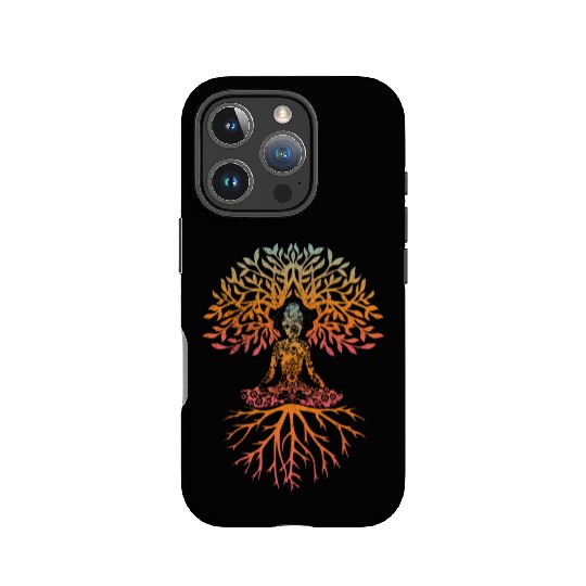 Relax Yoga Time Mandala Meditate Colorful Yoga IPhone Cases