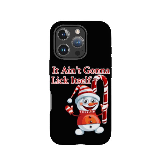 Christmas Holiday Candy Canes It'S Not Gonna Lick IPhone Cases