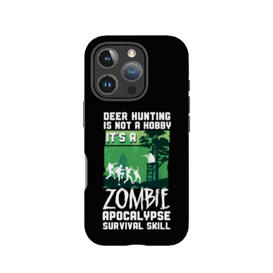 Buck Deer Hunting Hunter Zombie IPhone Cases