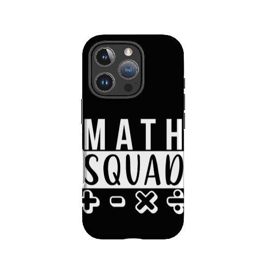 Math Squad Math Teacher School Mathematic IPhone Cases