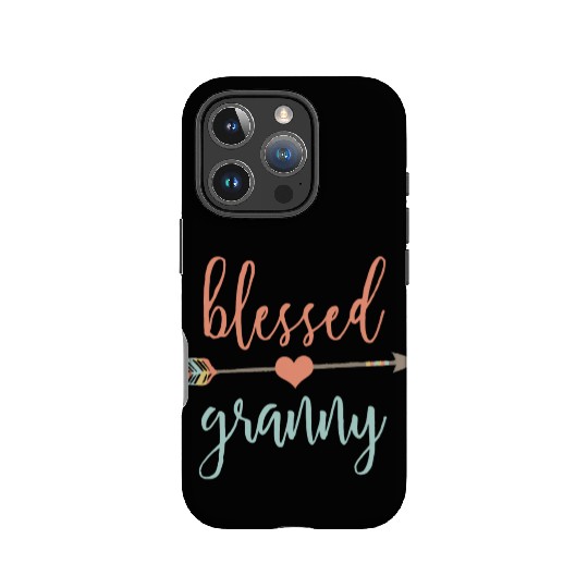 Cute Arrow Blessed Granny Announcement IPhone Cases