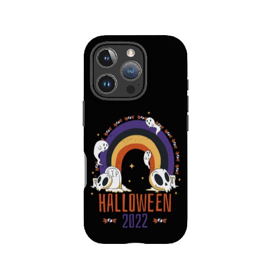 HALLOWEEN 2022 CARTOON GHOSTS AND SKULLS IPhone Cases