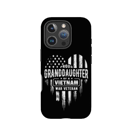 Proud Granddaughter Vietnam Vet Grandpa Veteran US IPhone Cases