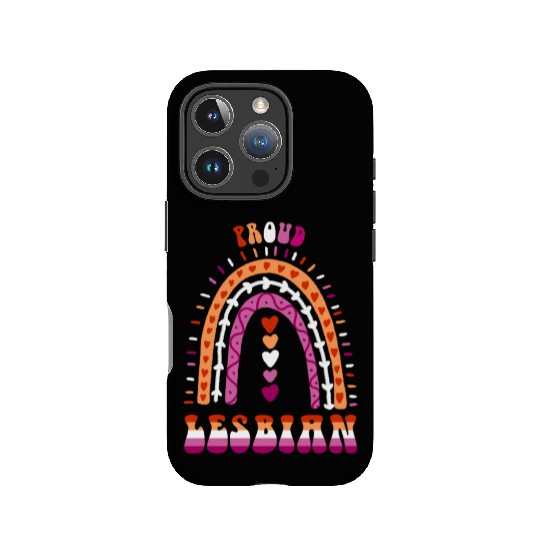 Proud Lesbian Pride Boho Rainbow IPhone Cases