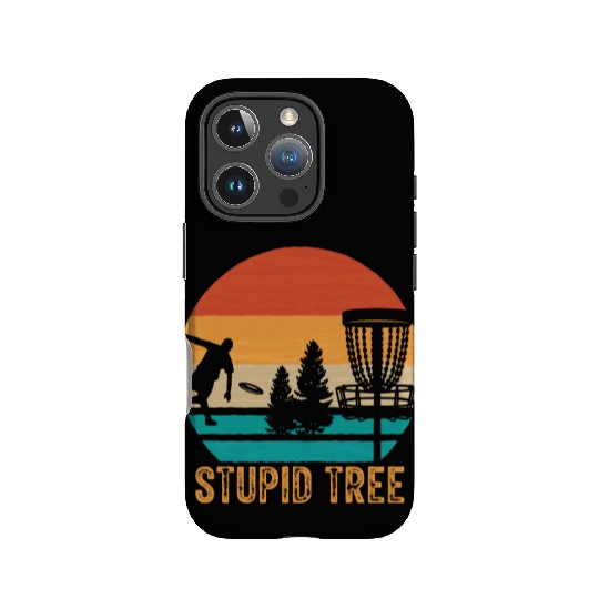 Stupid Tree Disc Golf Vintage Ultimate Frisbee IPhone Cases