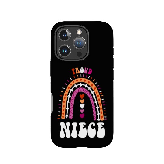 Proud Niece Lesbian Pride Boho Rainbow IPhone Cases