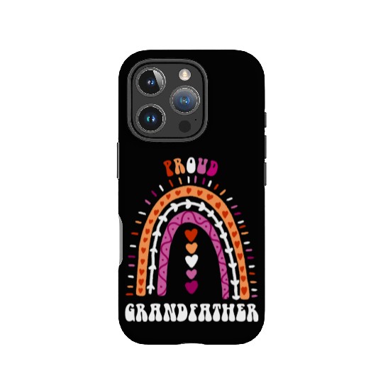 Proud Grandfather Lesbian Pride Boho Rainbow IPhone Cases