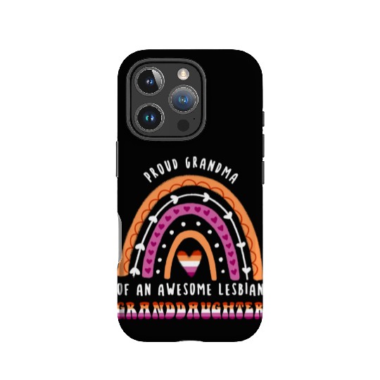 Proud Grandma Awesome Lesbian Granddaughter IPhone Cases