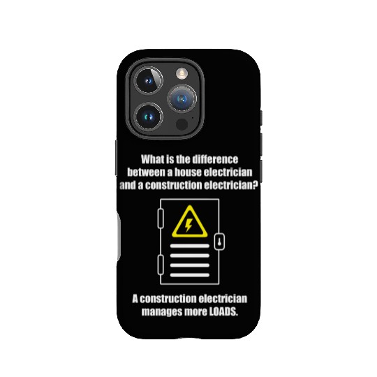 Electrician Electrical Engineer Lineman IPhone Cases
