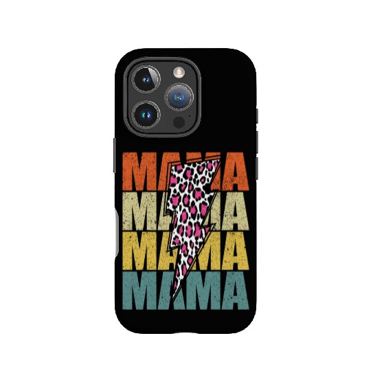 Lightning Bolt Leopard Cheetah Print Multi Color IPhone Cases