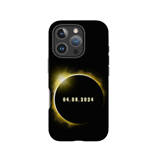 Total Solar Eclipse 4.08.24 Totality Solar Eclipse IPhone Cases
