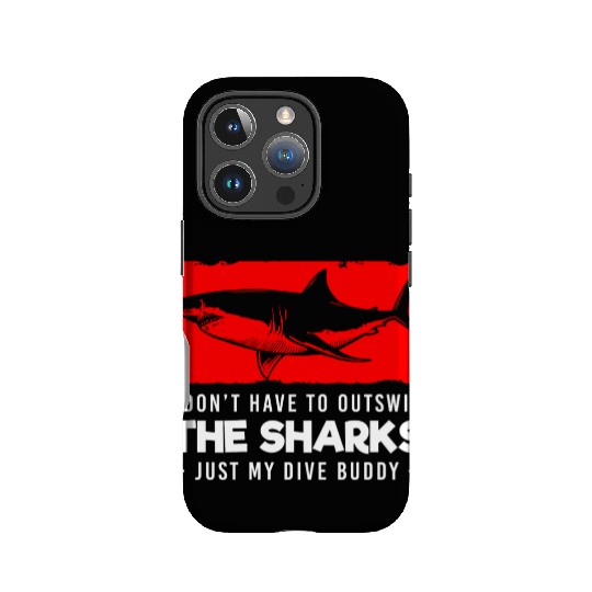 Great White Shark Ocean Swimming IPhone Cases