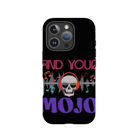 Find Your Mojo Colorful Violet Pink Retro Font IPhone Cases