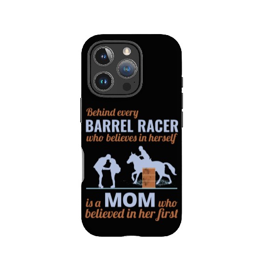 Barrel Racer Racing Horse Riding Mom Mothers day IPhone Cases