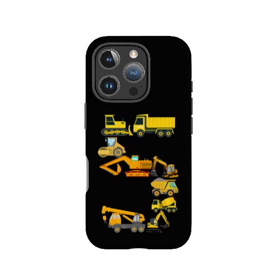 Construction Vehicles Trucks For 5 Five Year Old IPhone Cases