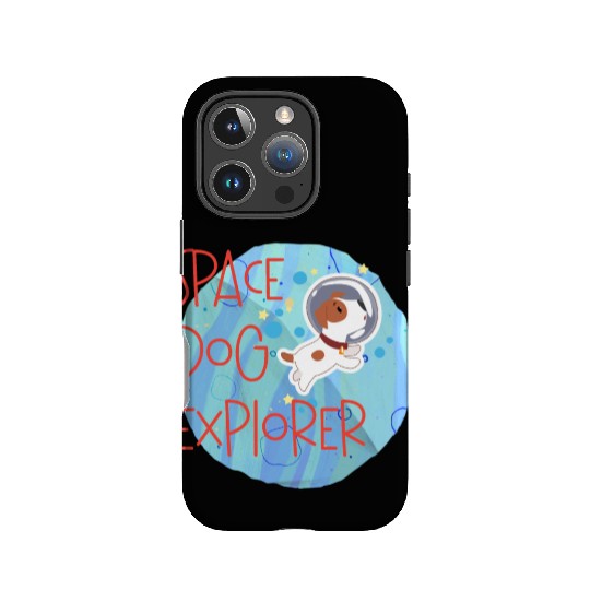 Space Dog Explorer Moon Astronaut IPhone Cases