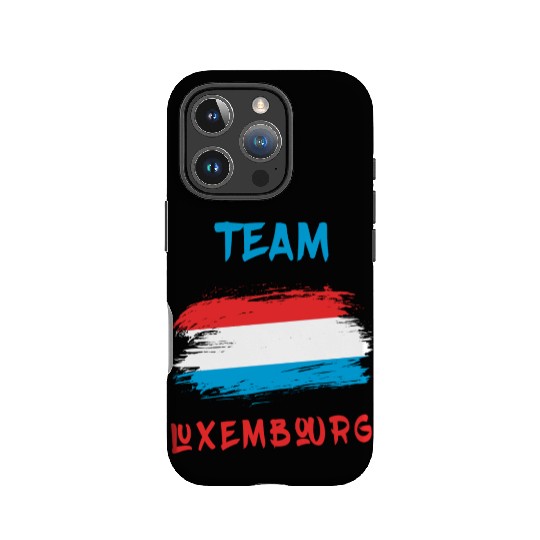 Team Luxembourg flags design IPhone Cases