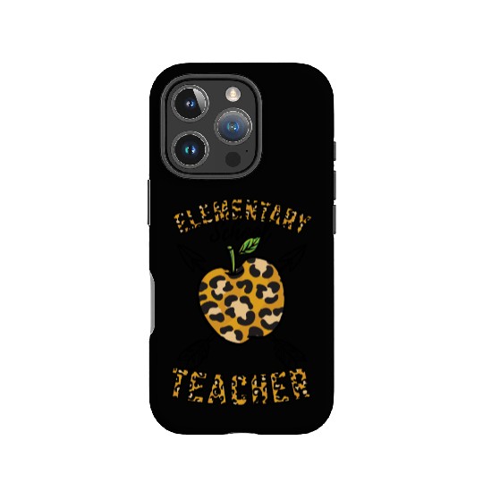 Elementary School Teacher Leopard Print IPhone Cases