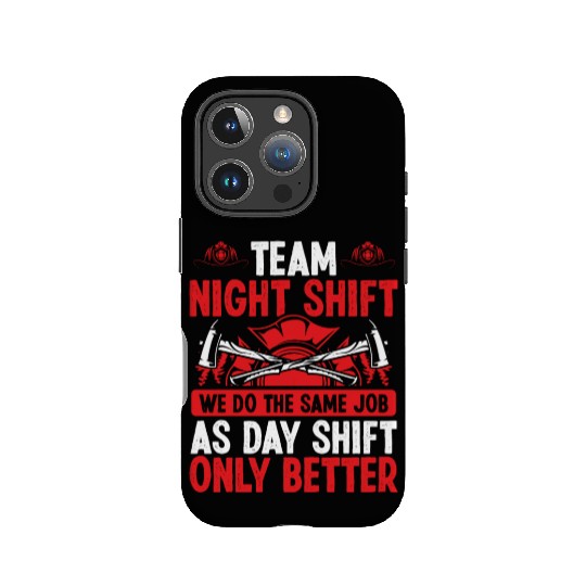 Night Shift Firefighter Fire Hose Mask Volunteer IPhone Cases