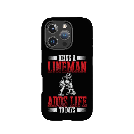 Football Lineman Life Player Sports IPhone Cases
