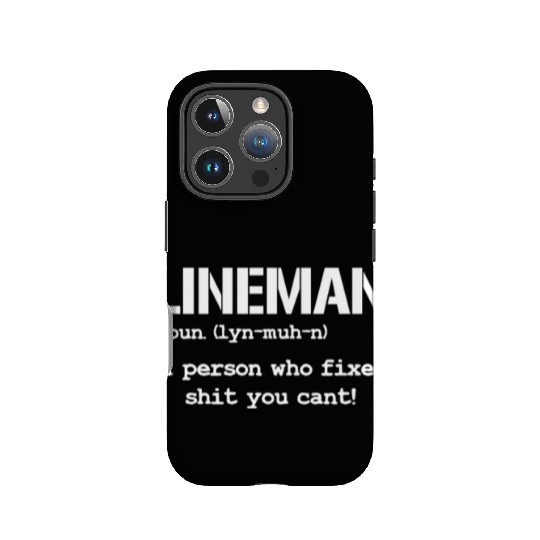 Lineman Definition IPhone Cases