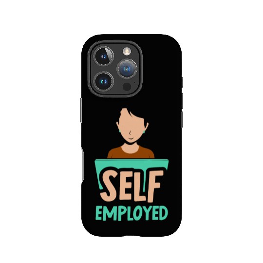 Self Employed Mom Job Work Boss Freelancer IPhone Cases