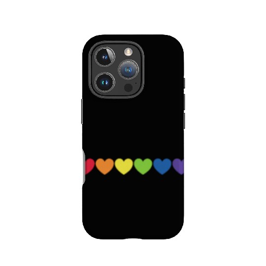Heart LGBT Rainbow Flag IPhone Cases
