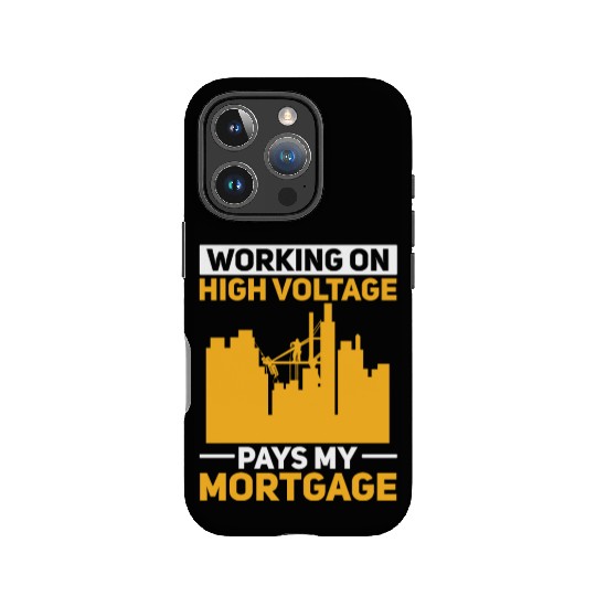 Electrician Electrical Engineer Lineman IPhone Cases