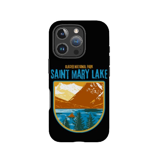 Saint Mary Lake Glacier National Park IPhone Cases