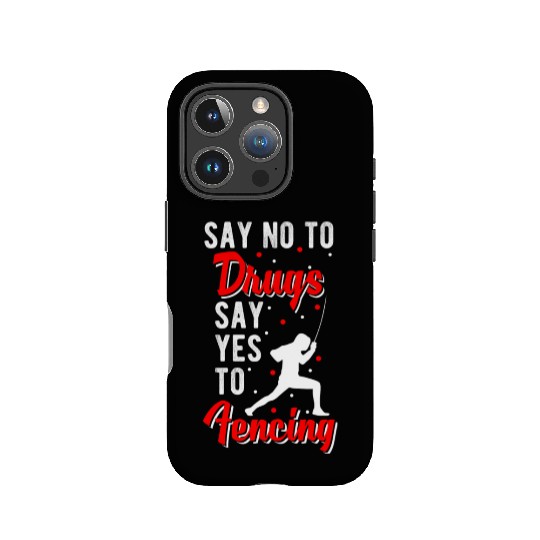 Fencing Fencer En Garde Martial Arts IPhone Cases