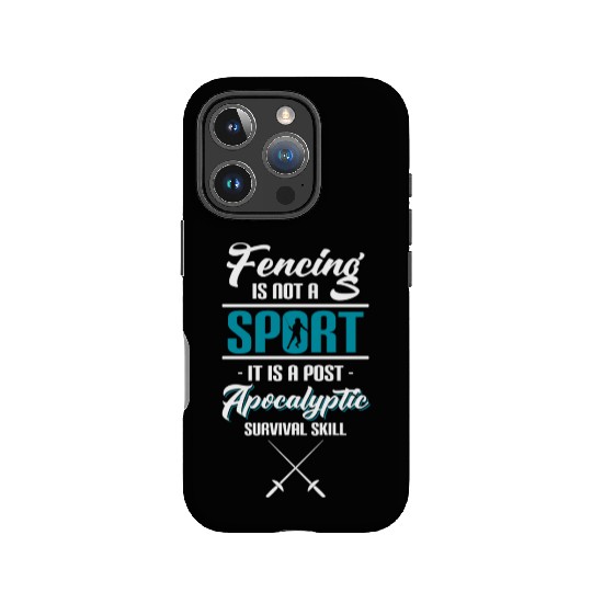 Fencing Sport Sword Sword Fight Fencing Coach IPhone Cases