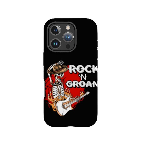 Halloween Cowboy Skeleton Rocker Hand Rock IPhone Cases