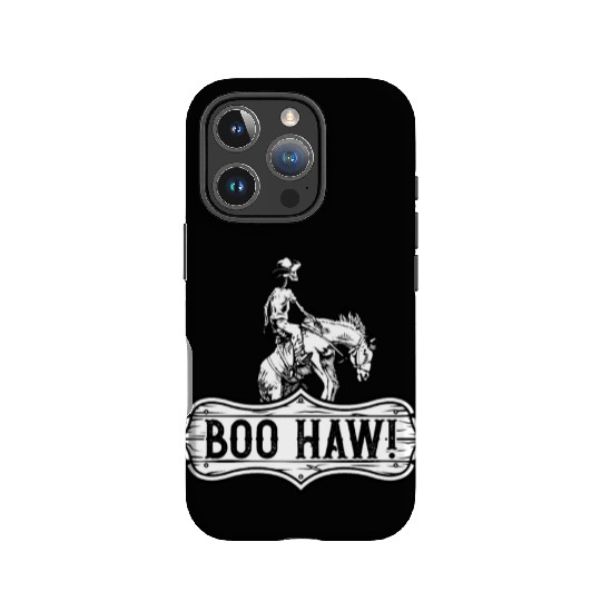 Cowboy Halloween Boo Haw Western Skeleton Rider IPhone Cases