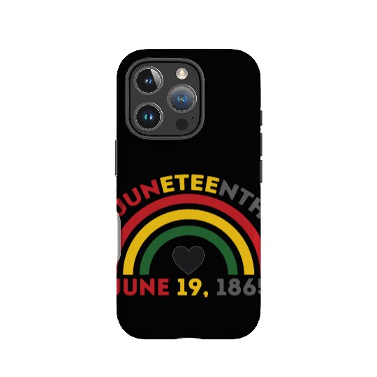 JUNETEENTH June 19th Black African American Day IPhone Cases