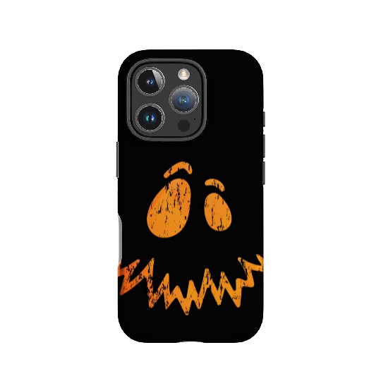 Jack O Lantern Scary Carved Pumpkin Face IPhone Cases