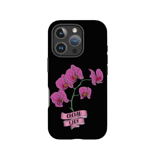 Orchid Plant Lady Cartoon IPhone Cases