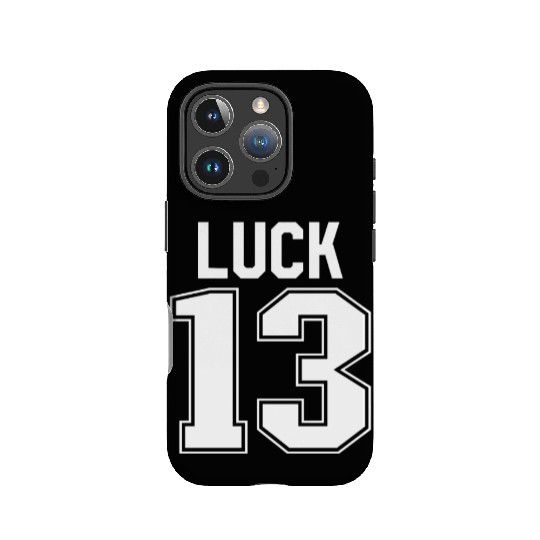 Luck 13 Jersey 13 My Lucky Number Lucky Thirteen IPhone Cases