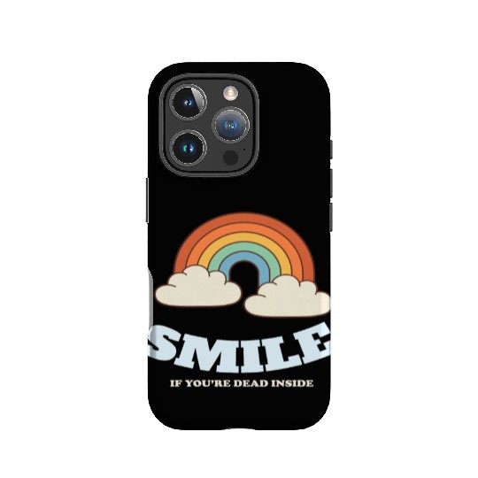 Smile If You are Dead Inside Pessimismus IPhone Cases